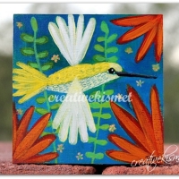 Yellow Hummingbird (sold)