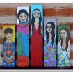 Wood Plank Paintings (all sold)