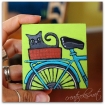 Cat in Bike (sold)