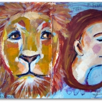Girl and her Lion