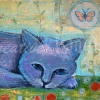 Daydreaming Kitty (sold)